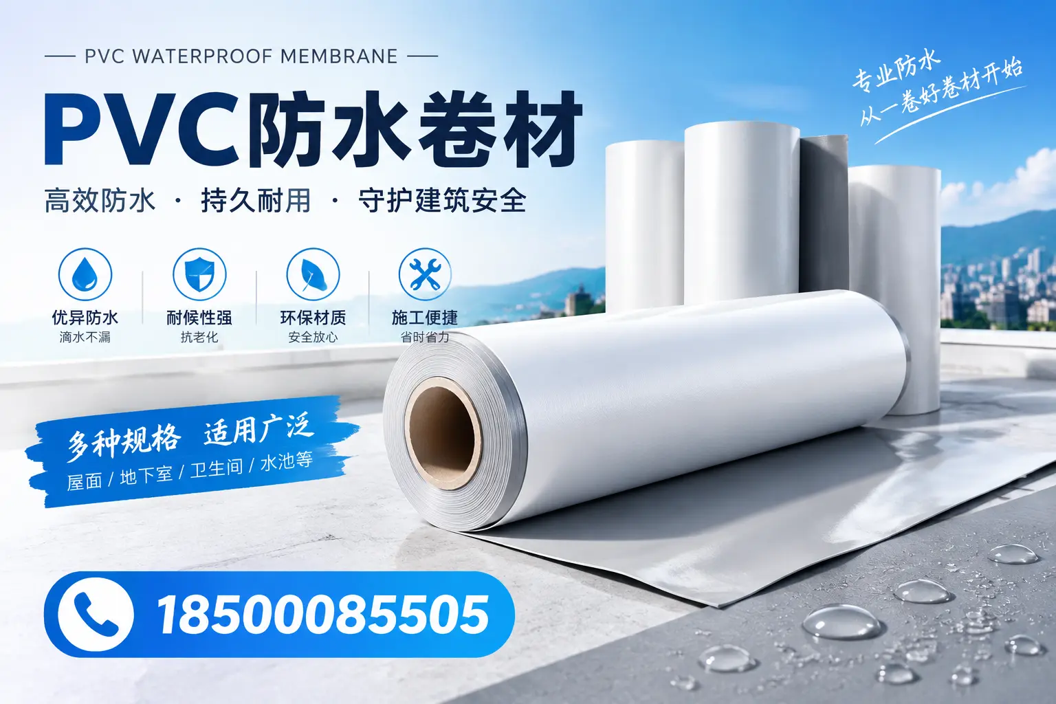 如何选择适合的PVC防水卷材?专家为您解答遵义的需求